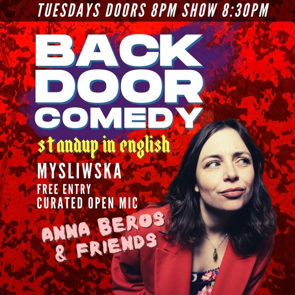 Back Door Comedy: Curated Standup Open Mic Tuesdays 8pm Xberg			 Kreuzberg 
								Tue Mar 26 @ 20:00 - 22:30|Recurring Event ...