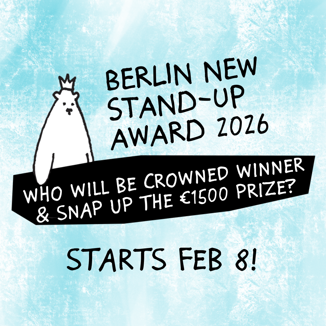 Apply to the Berlin New Stand-Up Award 2026 now